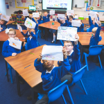 Children at Lane Green First School, Wolverhampton, design their dream car for ToyotaDreamCar2019-38